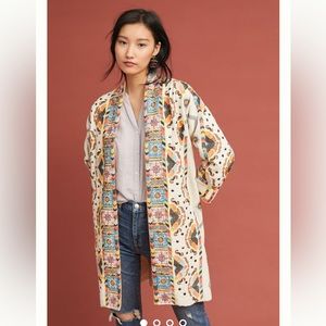 Coloma Anthropologie Beaded Embroidered Jacket NWT